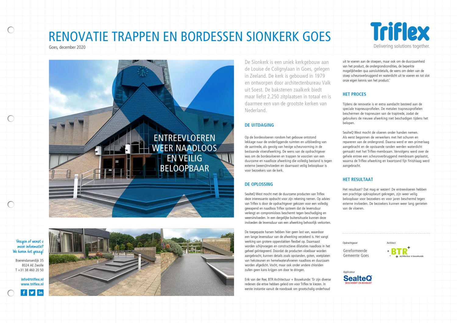 Trappen en bordessen Sionkerk