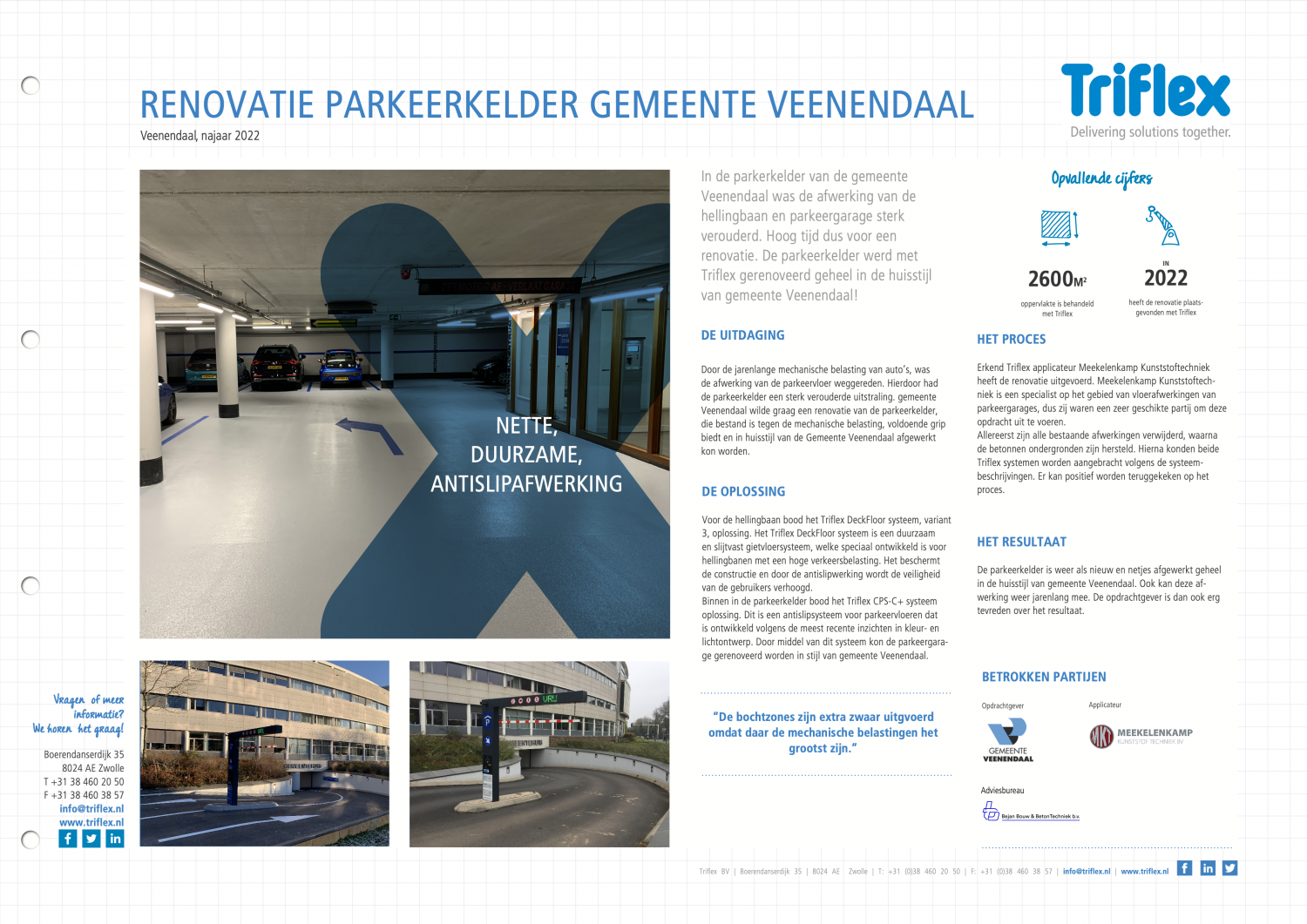 Casestudy renovatie parkeerkelder gemeente Veenendaal